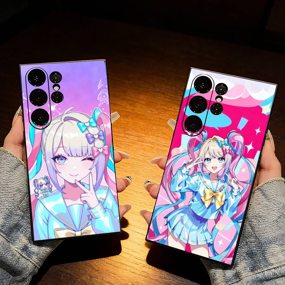 K-A-Angel Anime N-Needy Girl Phone Case For Samsung S25,S24,S21,S22,S23,S20,Ultra,S26,Plus,Fe,Note,5G Black Cover