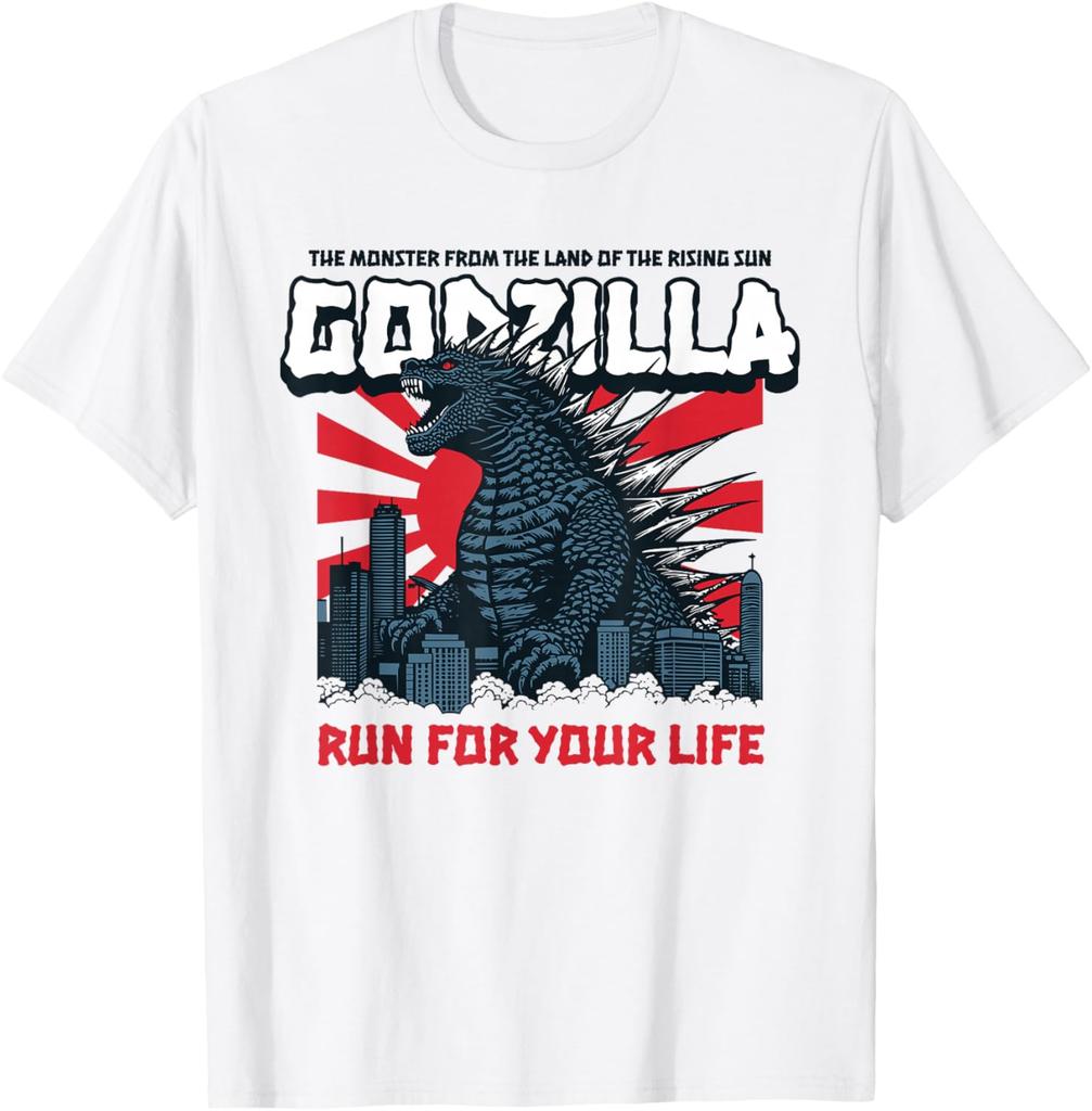 Monster - Godzilla Run For Your Life T-Shirt S-6xl