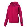 Womens/Ladies Urban Logo Quarter Zip Sports Full Zip Hoodie