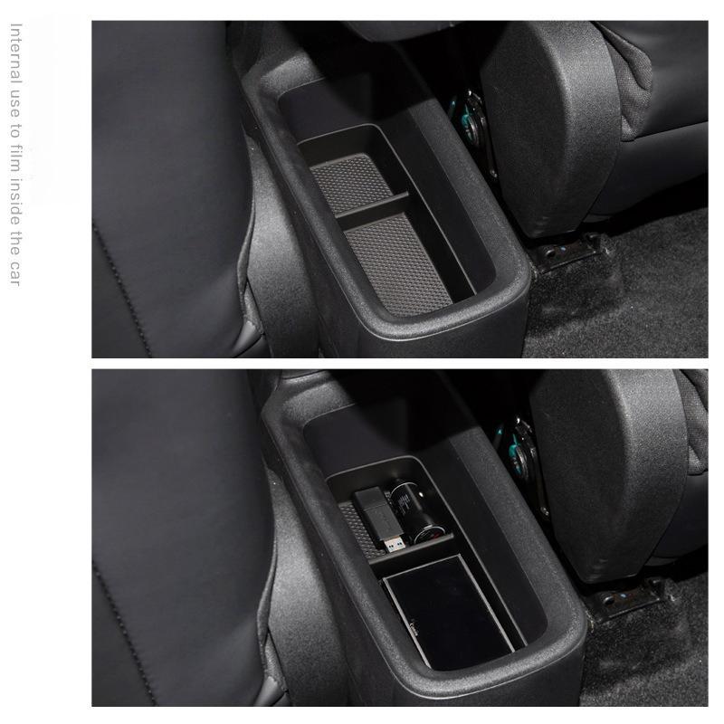 Car Rear Layered Convenient Storage Box For BYD Seagull 2025 2025 2025 Interior Modification Accessories