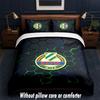 Rapid Wien FC Design Bed Bedding Set 1 Duvet Cover + 2 Pillowcases Soft Breathable Household Bed Linens