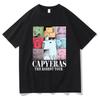 Capybara Color Concert Tour Tshirt Funny UnisexWomen Clothing Harajuku Tshirt Unisex Vintage Kawaii Tops Graphic T Shirts Summer