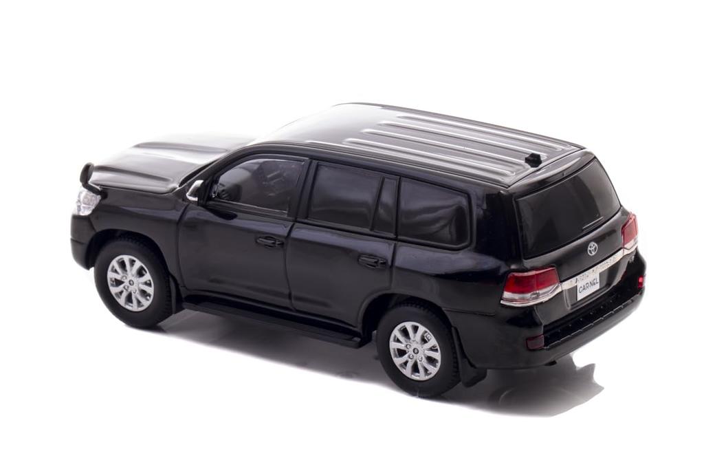CARNEL 1/43 Scale Toyota Land Cruiser AX G Selection (URJ202) 2015 Black Finished Product CN431505