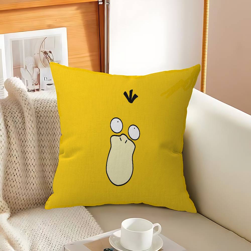 Japan Anime P-Pokemons Cushion Cover Pillowcase Upholstery Sofa Throw Pillow Home Decor Pillowcas