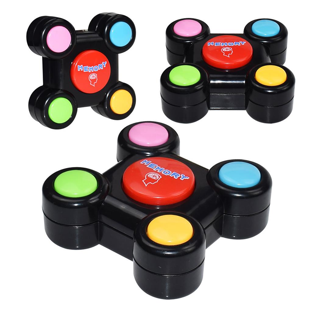 Juguete interactivo de sonido hijos Puzzle juego de memoria de la consola de luz LED Juguete interactivo de sonido hijos Puzzle juego de memoria de la consola de luz LED