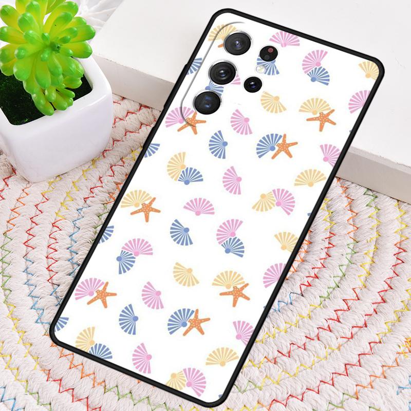 Seabed Shell Pattern TPU Phone Case For Samsung Galaxy Note 10 Pro S26 S25 S24 S23 S22 Ultra Plus S21 FE S20 Shockproof Cover