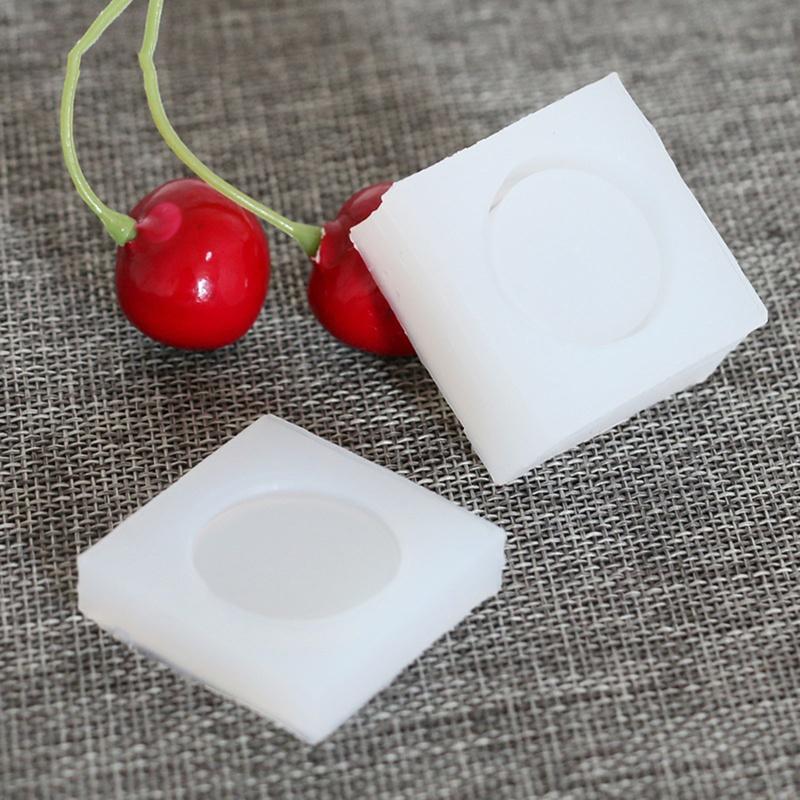 1pcs DIY Round Jewelry Making Silicone Storage Box Epoxy Resin Molds Resin Casting Craft Tool