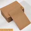 102550pcs 12.6x7.6cm Retro Kraft Paper Blank Hand Drawn Cards Double Sided Word Card DIY Greeting Invitation Card Message Card