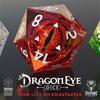 European Style Synthetic Dragon Eye Dice, Halloween Decoration, Resin Iridescent Dreamy Desktop Ornament, Unique Gift