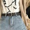 Unique Womens Pu Belt With No Hole Design And Striking Buckle Styles Perfect For Fashion Modern