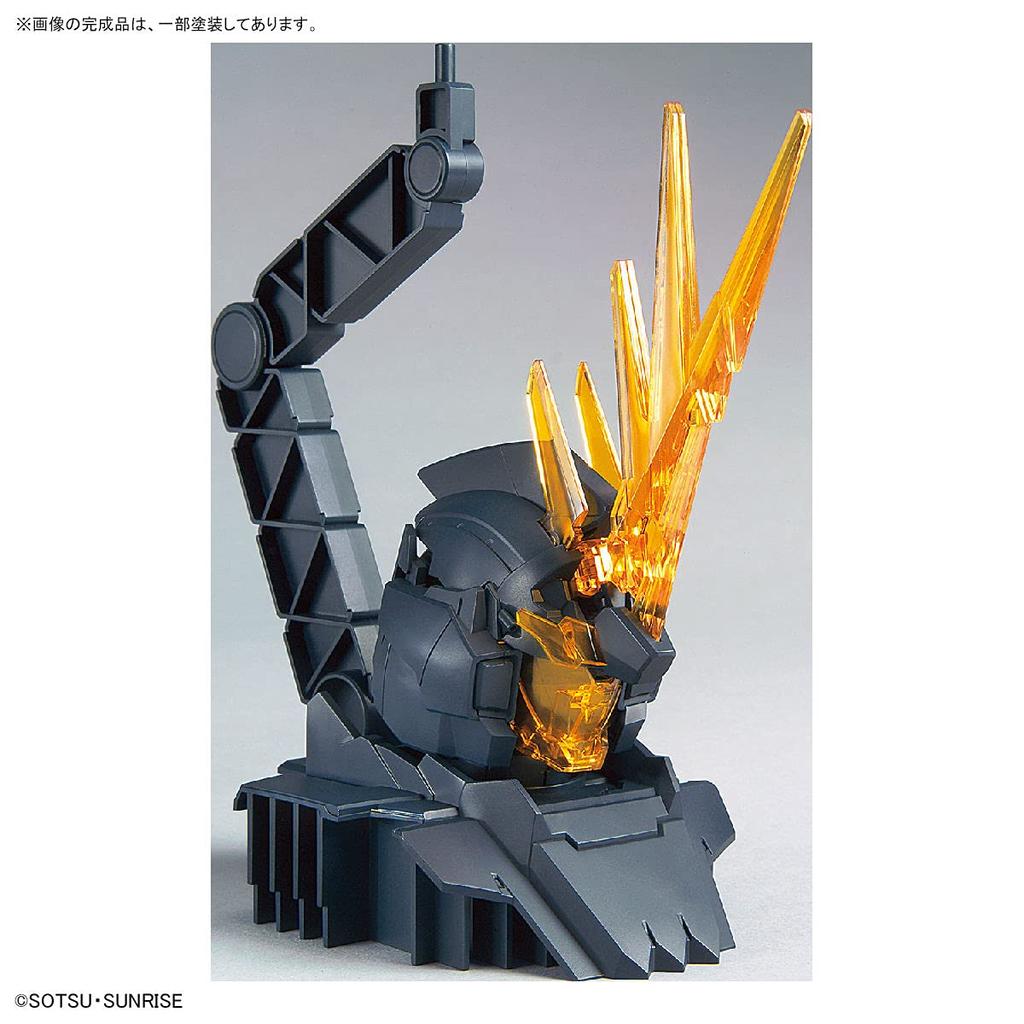 Bandai Spirits Gundam Base Limited Unicorn Gundam Head Display Base Frame Color Variation Unicorn Gundam Unit 2 Banshee Head Display Base Set Plastic
