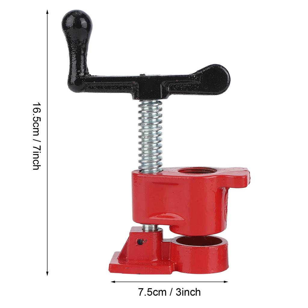 4Sets 3/4" Quick Release Heavy Duty Wide Base Iron Wood Metal Clamp Set Woodworking Workbench