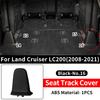 For 2008- Toyota Land Cruiser LC200 200 Car Seat Rail Cover ABS Plastic Protective Trim Guard Caps Set Interior Accessories