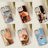S-sabrina C-Carpenter Cartoon Phone Case for iPhone 15 16 Pro Max Air SE 11 13 Pro 14 Plus 12 11Pro 15Pro Max 16e Cover