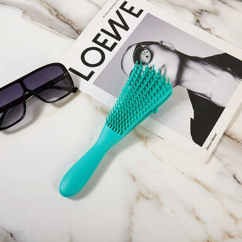 Hair Comb Detangling Brush Women Men Scalp Massage Hair Brush Detangler Brush For Curly Hair Thick Hair Octopus Hairbrush