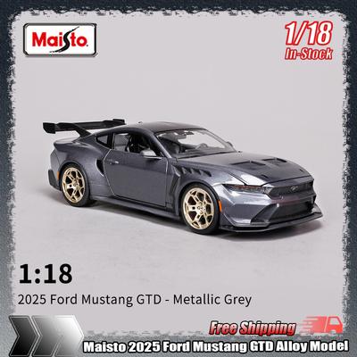 New Stock Maisto 1:18 2025 Ford Mustang Gtd Series Simulation Alloy Car Model Customized Children'S Toy Collection Gift Ornament
