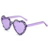 New Unisex Heartshaped Clear Jelly Sunglasses With Handmade Rhinestones For Summer Parties