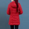 Winter Down Cotton Jacket Thick Warm Parkas Women Hooded Coat Long Sleeve Casual Overcoat Cotton-Padded Jacket Female Outerwear