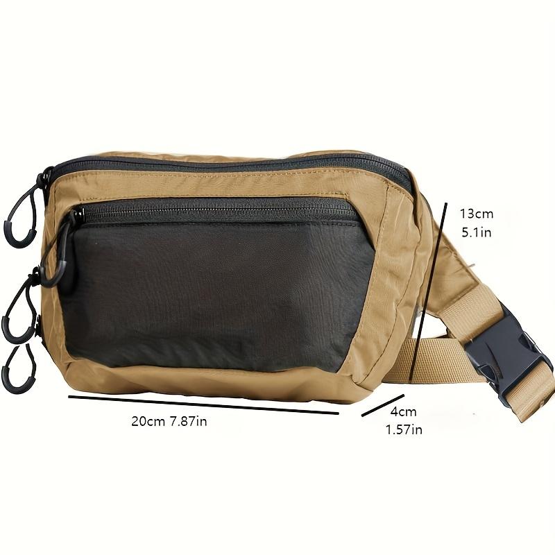 Waist Bag, Running Hiking Bag, Chest Bag, Shoulder Bag, Crossbody Bag, Waist Bag, Men's and Women's Outdoor Sports Waist Bag