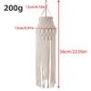 Bohemian Macrames Tapestry Light Shade Cotton Rope Tassels Handwoven Hanging Pendant Lamp Cover Lampshade for Home Decor