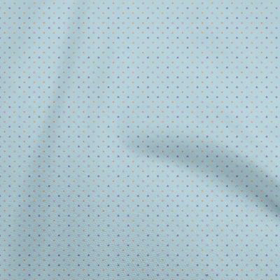 Tela de Algodón Elastano Azul Claro Estrellas Manualidades de Costura Estampados de Tela Por Metro 40 Pulgadas