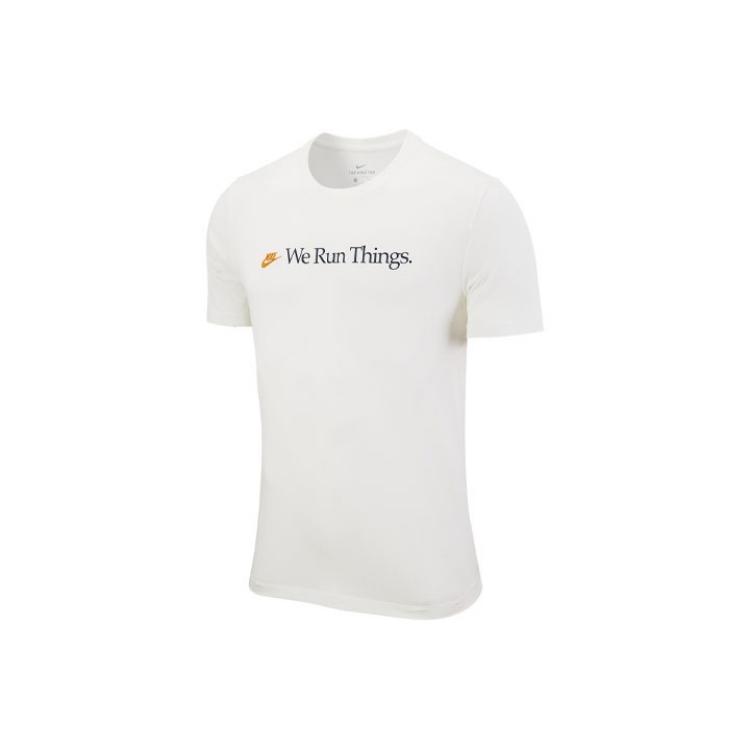 

Nike Sportswear Letter Print Casual Crew Neck Short Sleeve T-Shirt Men T-Shirt Sail DH0275-133 M