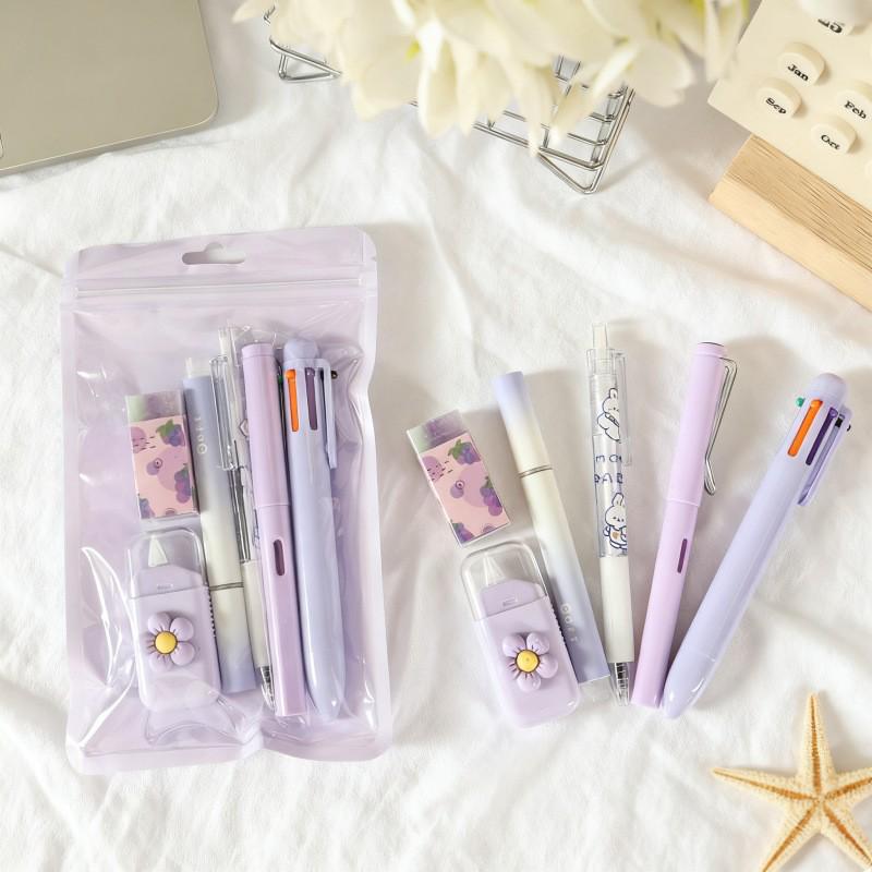 7-Piece Cute Stationery Set: High-Quality Student Gift & Souvenir