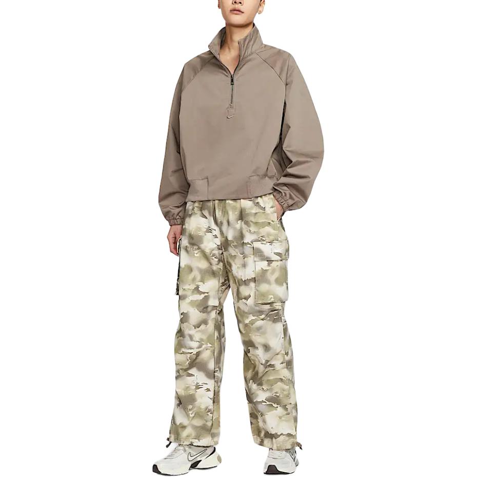 New Nike Sportswear Collection Women's Oversized Twill 1/4-Zip Top HJ0234-233