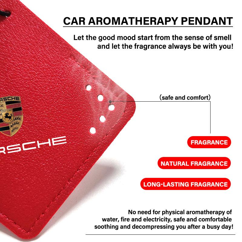 1Pcs Car Interior Pendant Aromatherapy Room Deodorant Sachet Car Styling For Porsche 911 918Spyder 928 944 968 Boxster Cayenne Macan Panamera