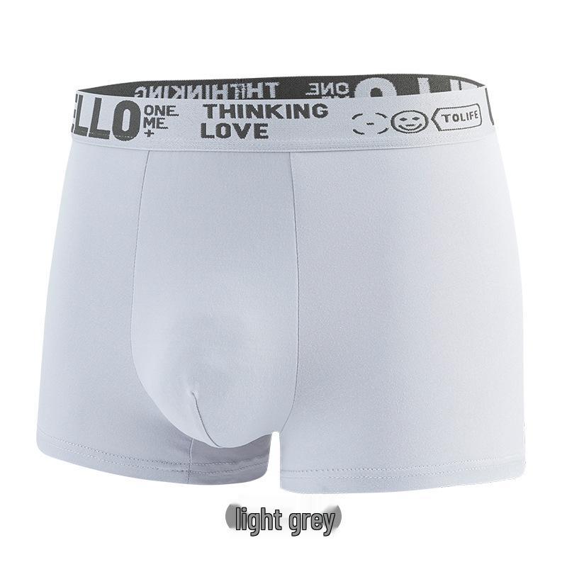 Men's Quick-Dry Cotton Boxer Shorts - Autumn/Winter 2024 Trend, Versatile Sports Briefs for Teens