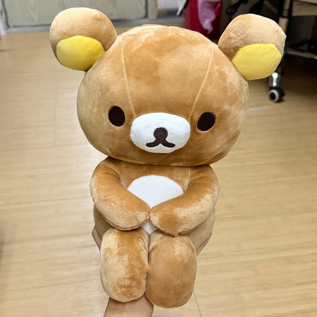 Non-Toxic Adorable Rilakkuma Plush Toy Soft Stuffed Lonely Brown Bear Doll Cartoon Huggable Anime Plushies Gift For Fans Home Decor
