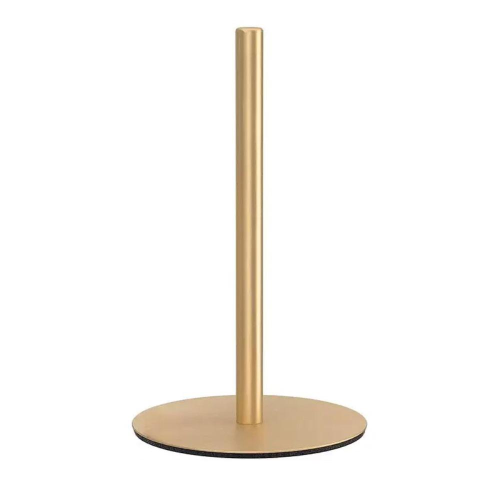 Non-slip Freestanding Toilet Paper Holder Single Pole Floor Standing Paper Dispenser  Bedroom