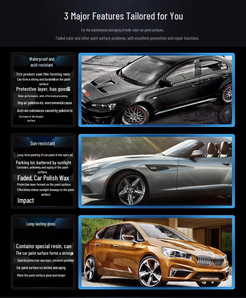 Carplan Advanced Solid Wax: Black & White Car Polish for Maintenance and Shine