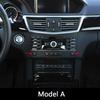 Car Center Console CD Panel Multimedia Buttons Cover Stickers For Mercedes Benz E Class W212 2010-13 Interior Accessories Decals