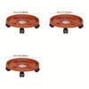 1pc, Removable Plant Stand Flower Pot Tray With Universal Wheel Heavy Rolling Flower Pot Rack Indoor And Outdoor Balcony