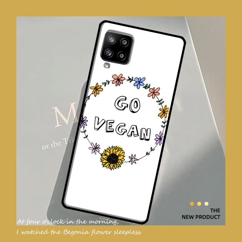 Go Vegan Case For Samsung Galaxy A54 A34 A13 A23 A33 A53 A73 A12 A22 A32 A52 A51 A71 A14 Cover