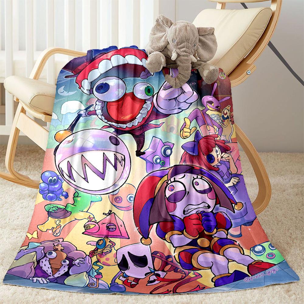 Digital Circus Blanket Ultrasoft Great For Bed Seaside Couch For All Seasons Warmthful Decor Ideal Gift For Birthday Valentine'S Day
