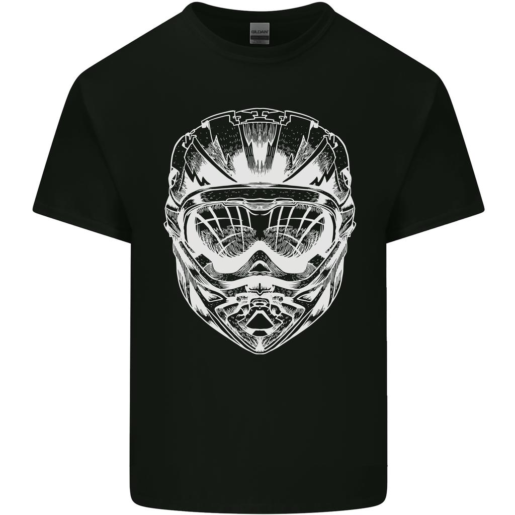 Downhill Mountain Biking Helmet DH MTB Unisexs Light Cotton TShirt