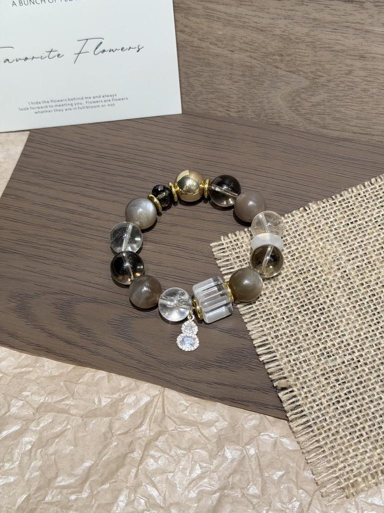 New Arrivals: Original Multi-Treasure Bracelet with Natural Yellow, Green Phantom, and White Crystals