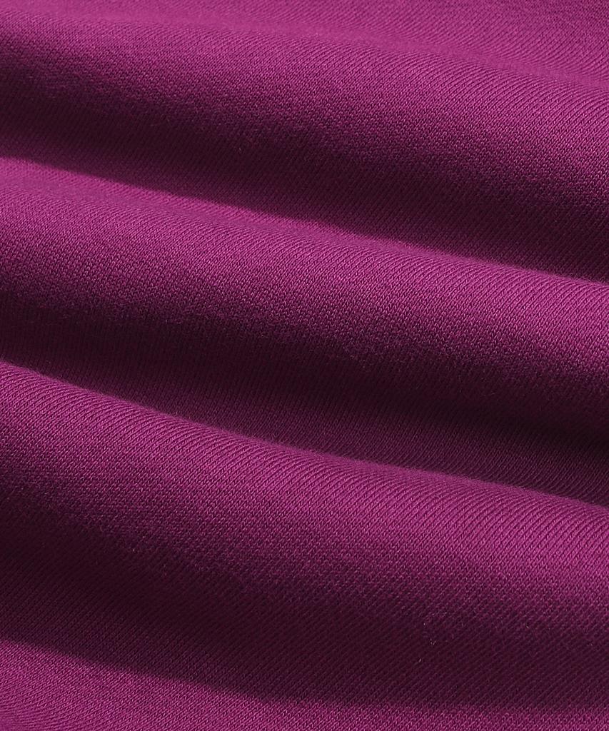 Gainsboro One-Pleat Wide Sweatpants_Magenta
