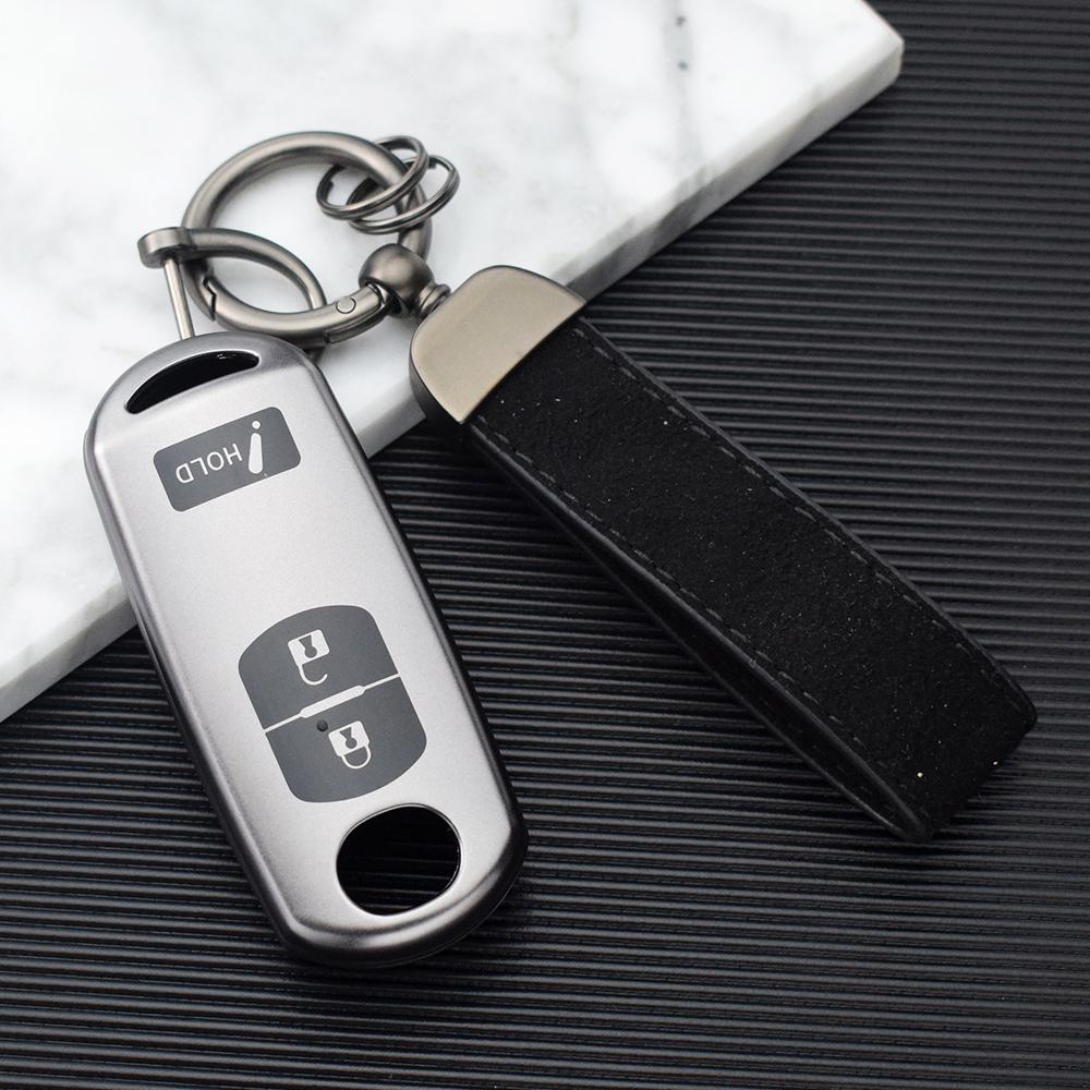 2 3 4 Buttons TPU Car Key Cover Case Full Cover Fob For Mazda 2 3 5 6 CX-3 CX-5 CX-7 CX-9 2013 2015 2016 2017 2018 2019