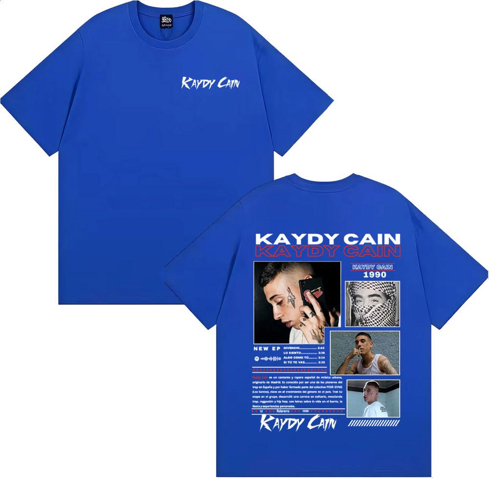 Rapper Kaydy Cain Album 2026 Graphic T Shirts Unisex Women Fashion Hip Hop Retro Tshirt Cotton Casual Oversized T Shirt Streetwear