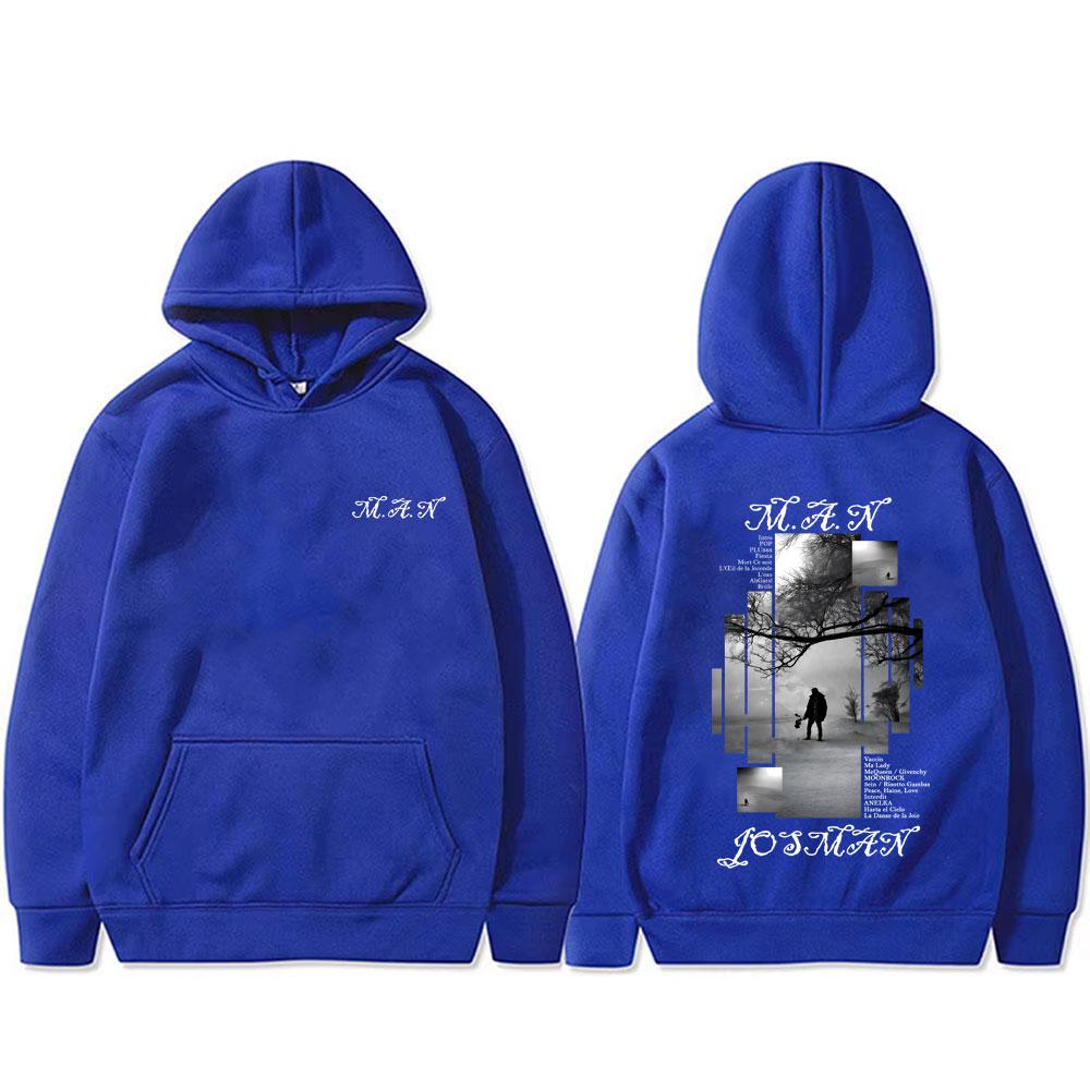 Rapper Tosman Man Album Grafik Hoodie Herren Damen Hip Hop Mode Popmusik Sweatshirt Herren Lässiger Vintage Pullover Streetwear