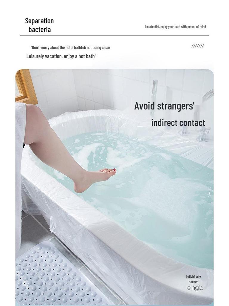 Thickened Disposable Bath Bags for Large Tubs - Extra Large for Salons & Hotels