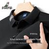 FORTEI Men's 7A Antibacterial Cooling Business Casual Polo Shirt