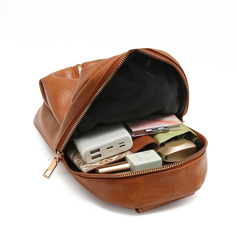 Vintage Chest Bag Women's Crossbody Bag Large Capacity Shoulder Bag