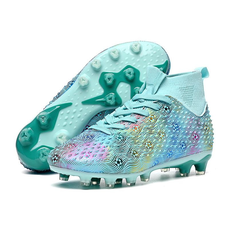 Football Shoes Men S High Top Adult Grass Training Spikes Youth Student Game Football Shoes 32