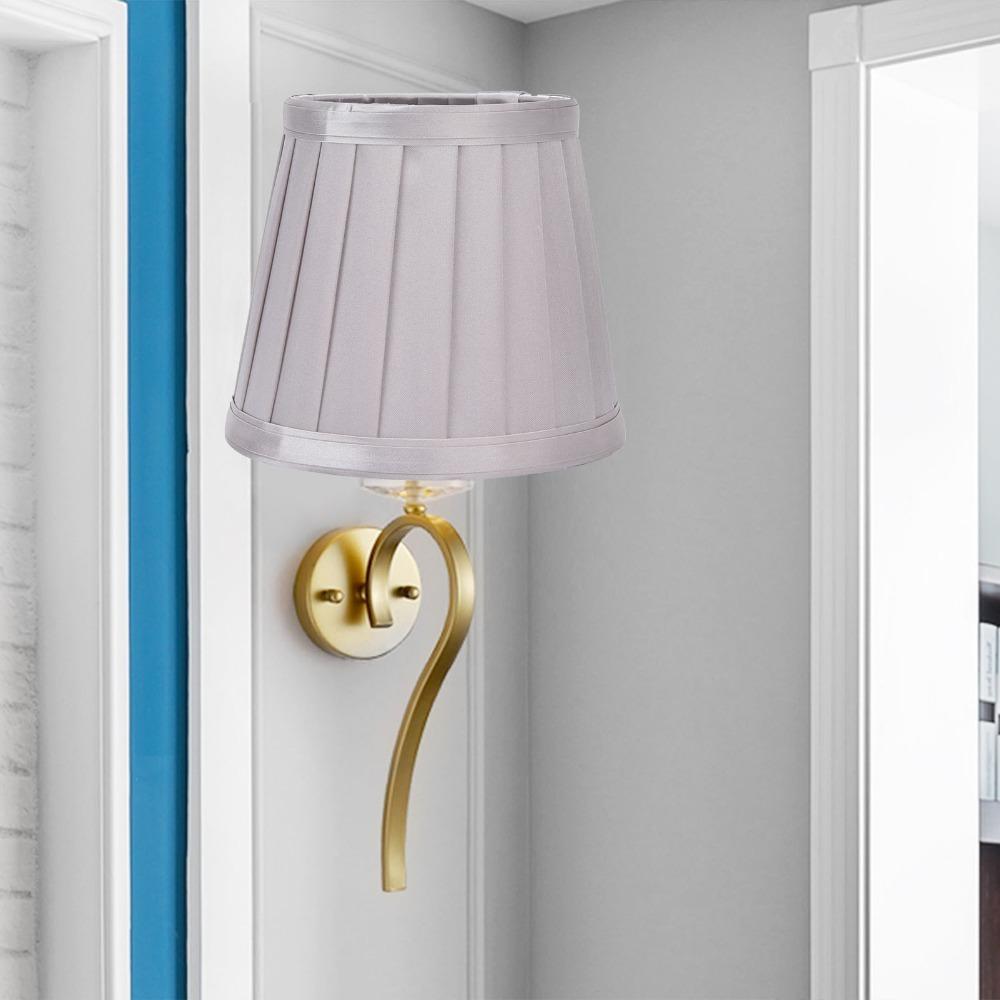 2PCS Lightweight Small Lamp Shades Clip On Design Lamp Shades Decorative Table Lampshade  Wall Lamp