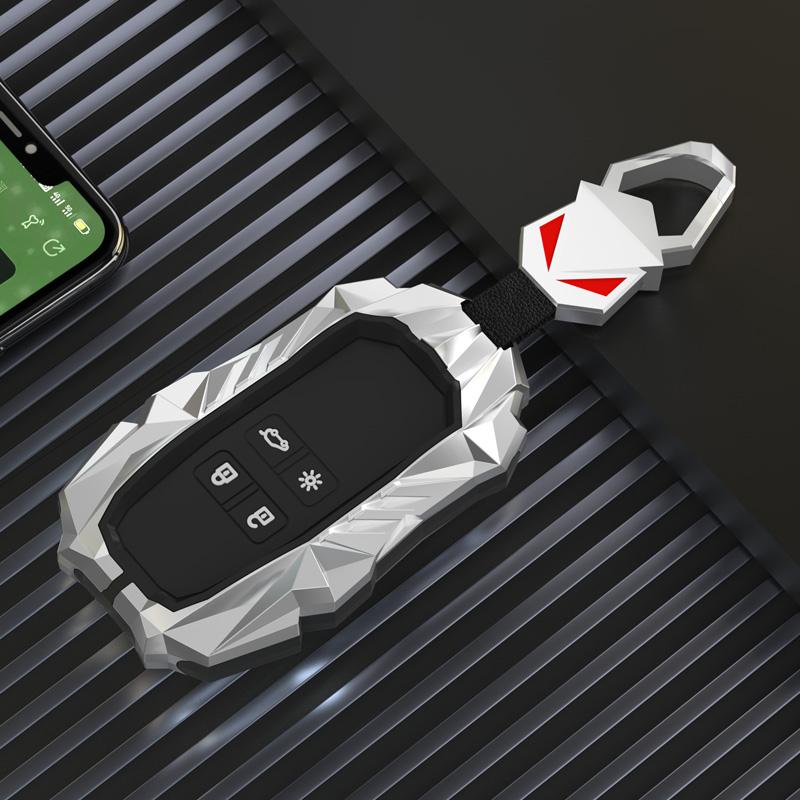 Zinc Alloy Car Key Cover For Renault Megane 3 4 Kadjar Captur Koleos Espace Clio Scenic 4 Arkana Smart Remote Protect Case