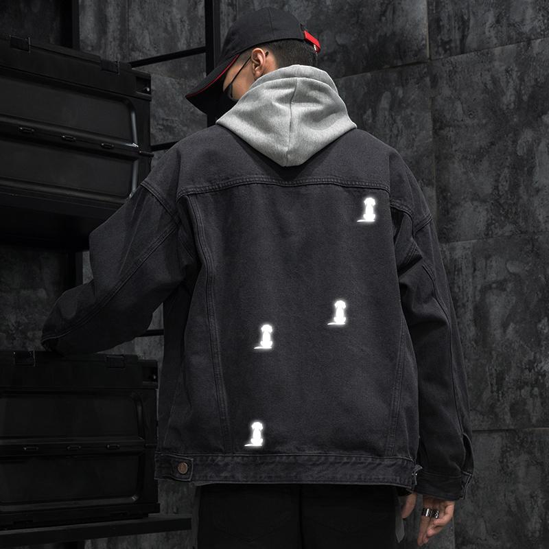 Cartoon Dog Silver Reflective Tapes Patch DIY Hoodies Clothes Stickers Heat Transfer Parches Ropa Applique On Clothes Night Safe